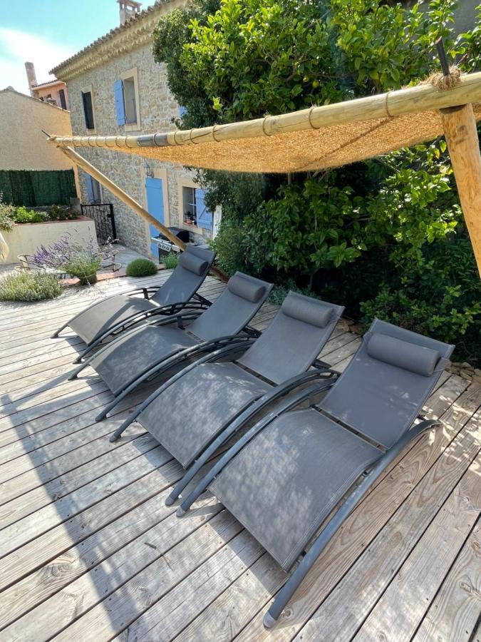 הוילה סן-סיר-סור-מר Mas Provencale Jardin Piscine מראה חיצוני תמונה